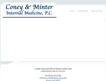 Tablet Screenshot of coneyandminter.com